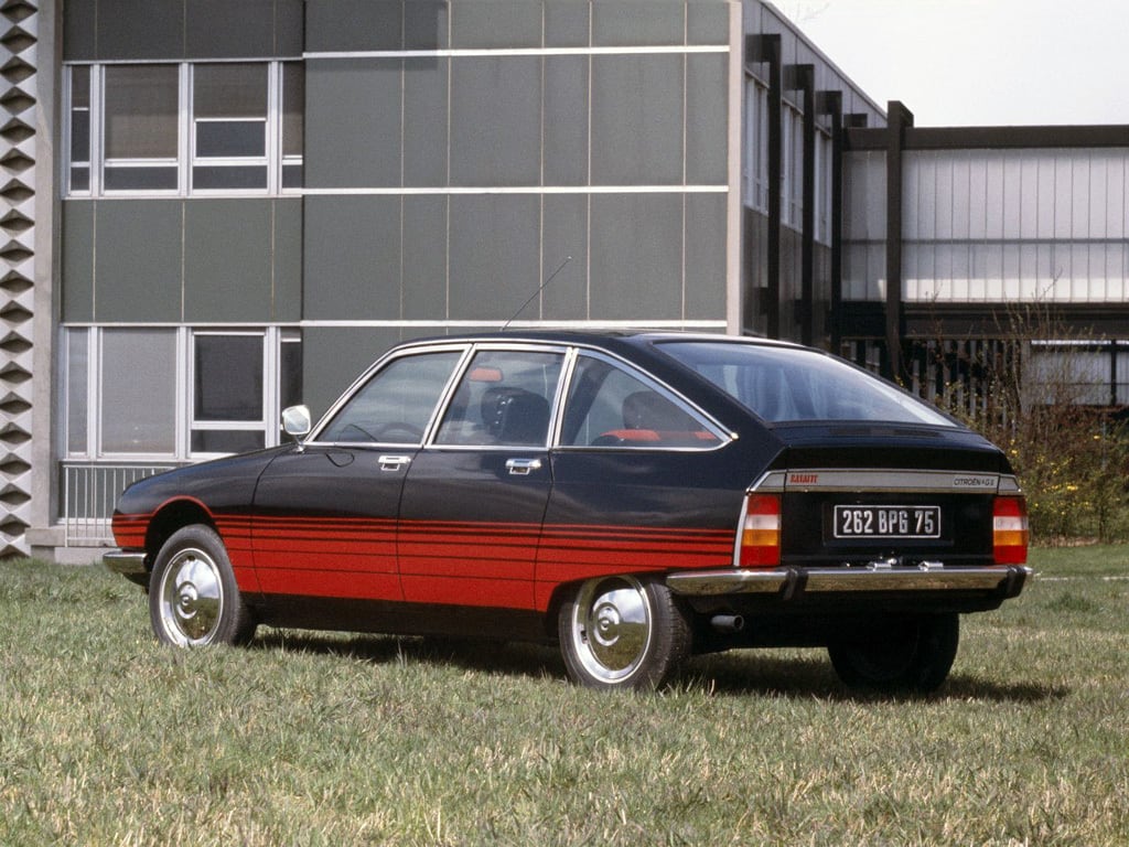 La Citroën GS Basalte de trois quarts arrière