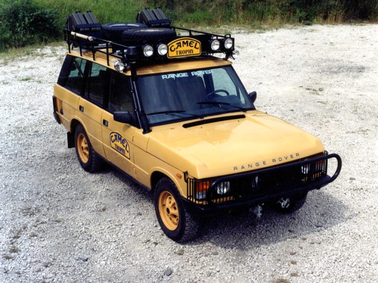 Range Rover sur le Camel Trophy