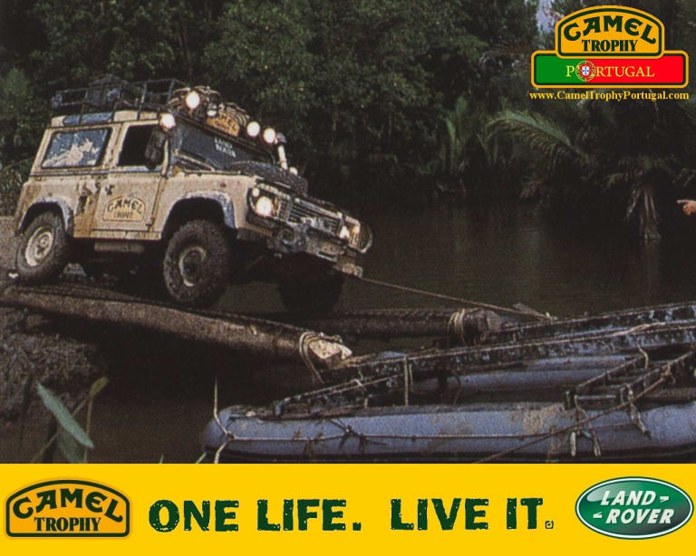 Affiche du Camel Trophy Portugal