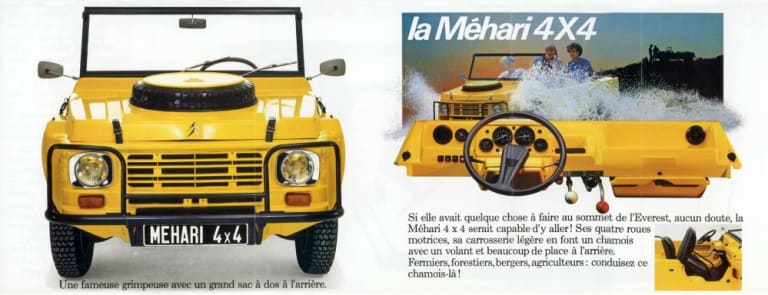 Catalogue de la Méhari 4x4