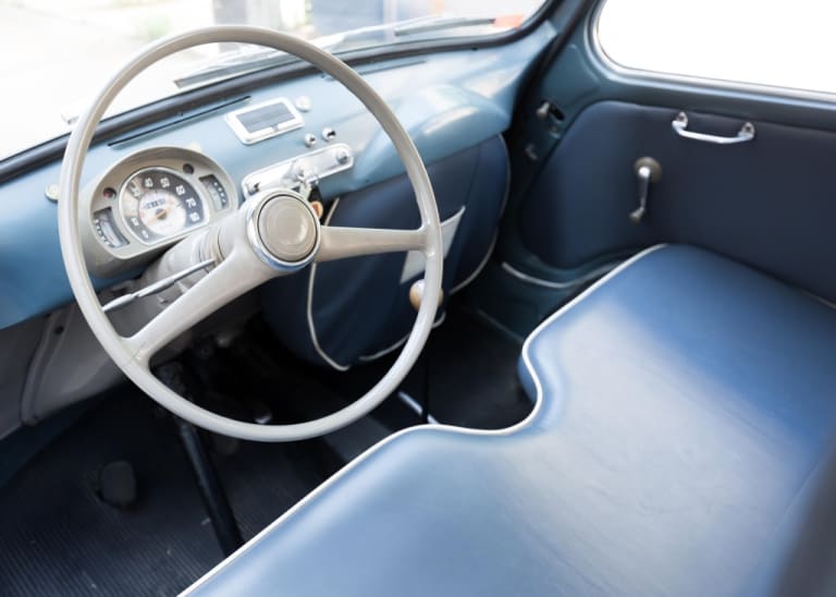 Intérieur de la Fiat 600 Multipla