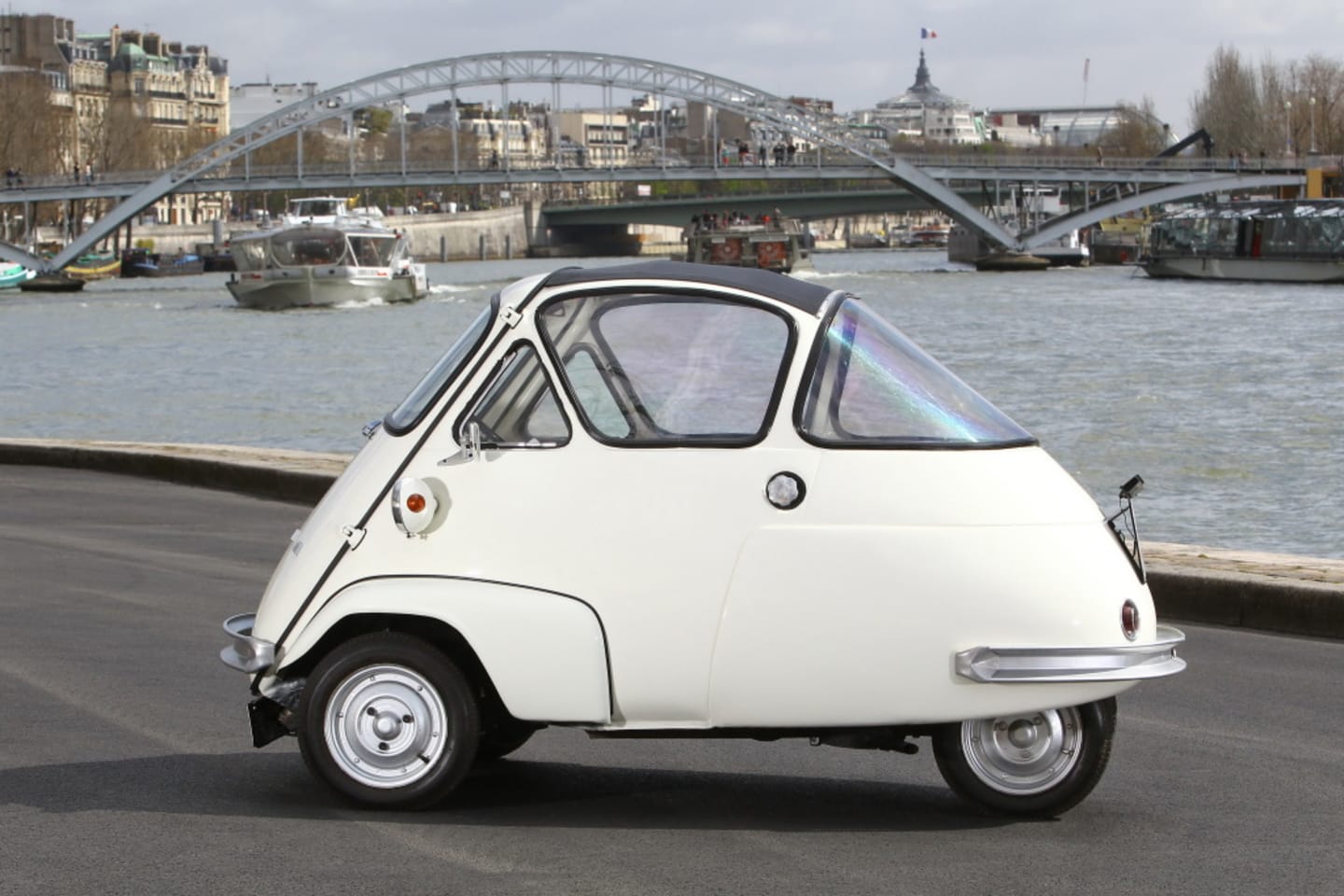 Miniature Beuzen Sordet - Isetta Velam BMW Bleue 1/24 - Jouet Collection Plastique