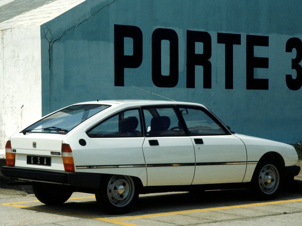Citroën GSA blanche de profil