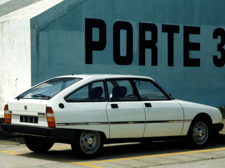 Citroën GSA blanche de profil