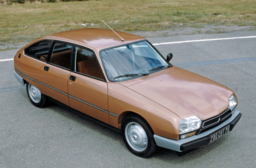 Citroën GSA marron vue de haut
