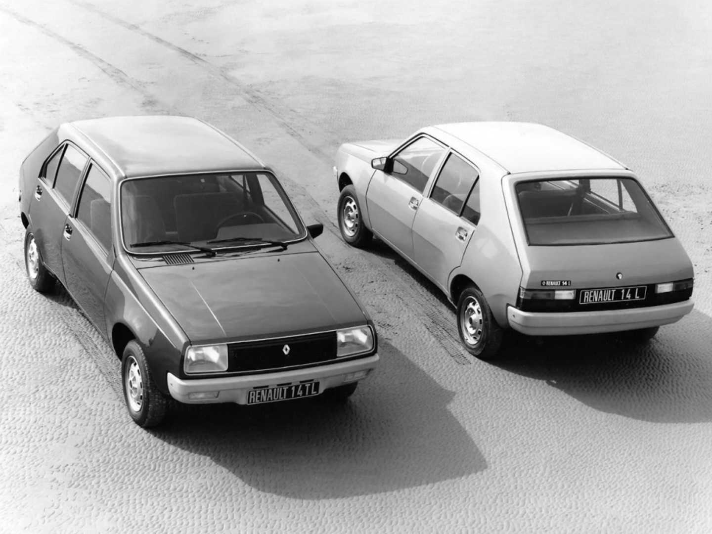 Renault 14 L et TL vue de haut