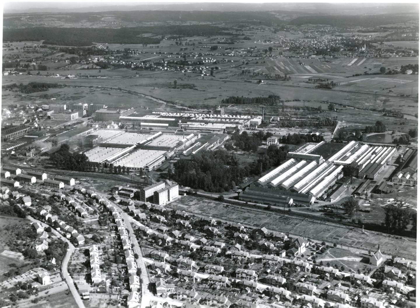 L’usine Peugeot de Sochaux-Montbéliard en 1939
