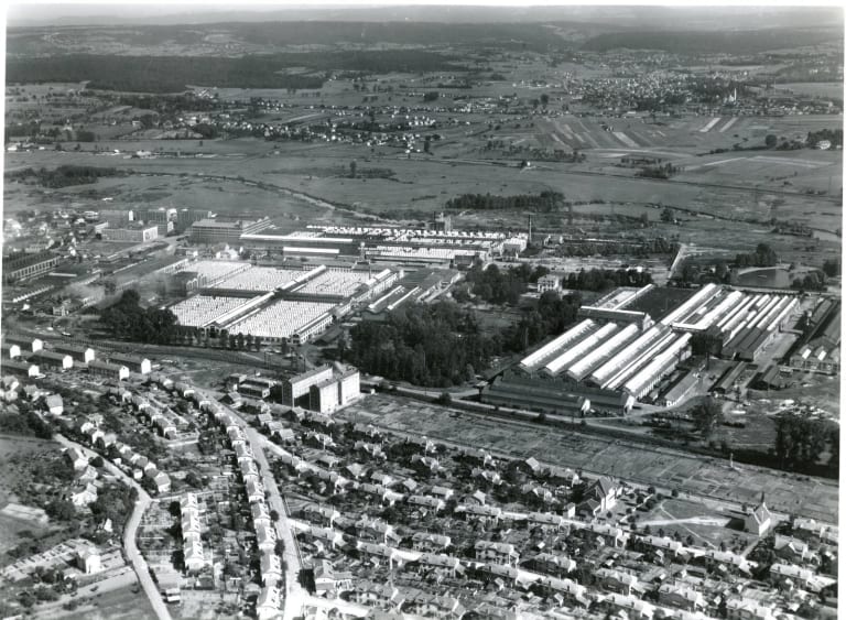 L’usine Peugeot de Sochaux-Montbéliard en 1939