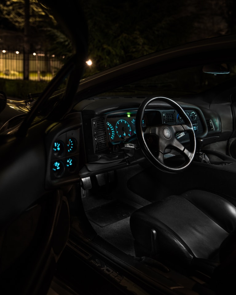 Intérieur de la Jaguar XJ220