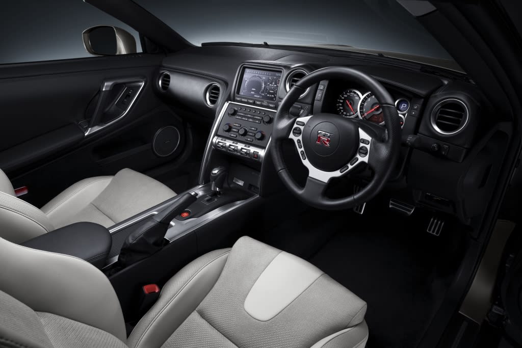 Intérieur de la Nissan GT-R