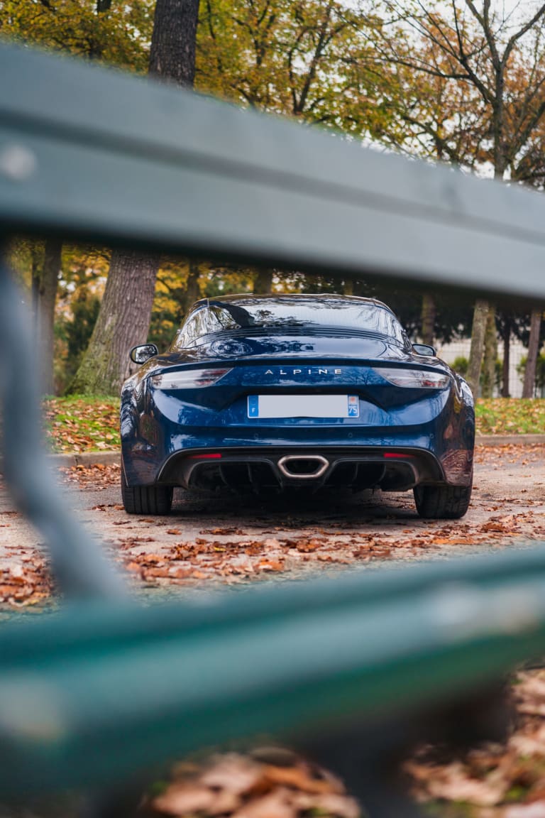 Alpine A110 vue de derrière
