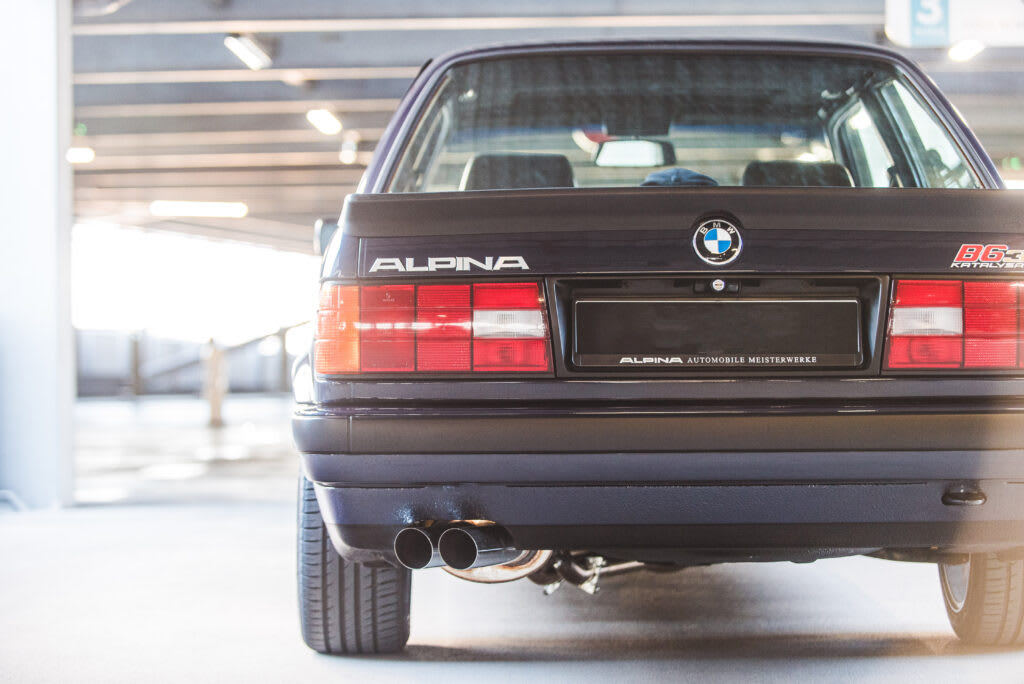 Alpina B6 vue de derrière