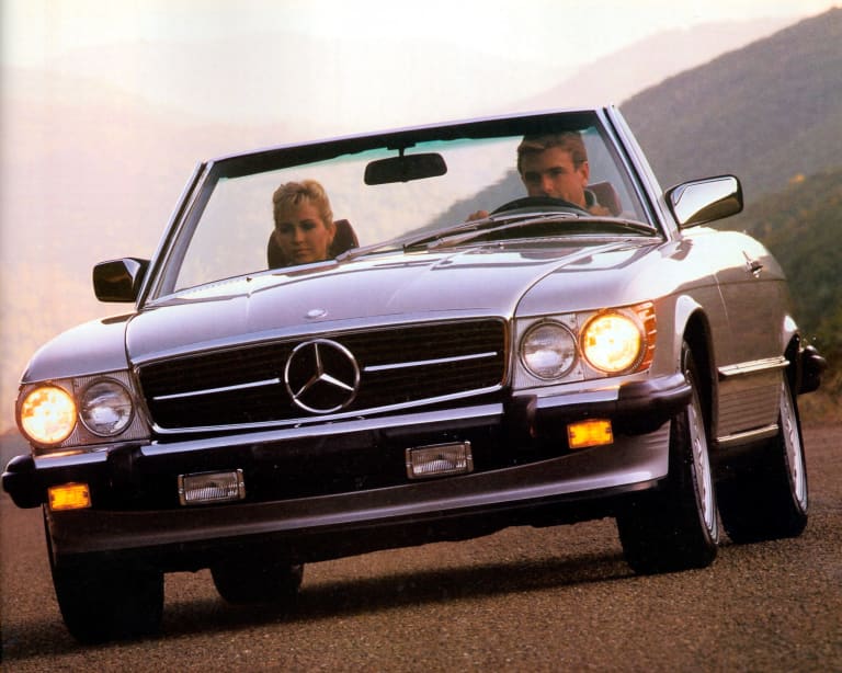 Mercedes SL R 107 : la Classe à Dallas