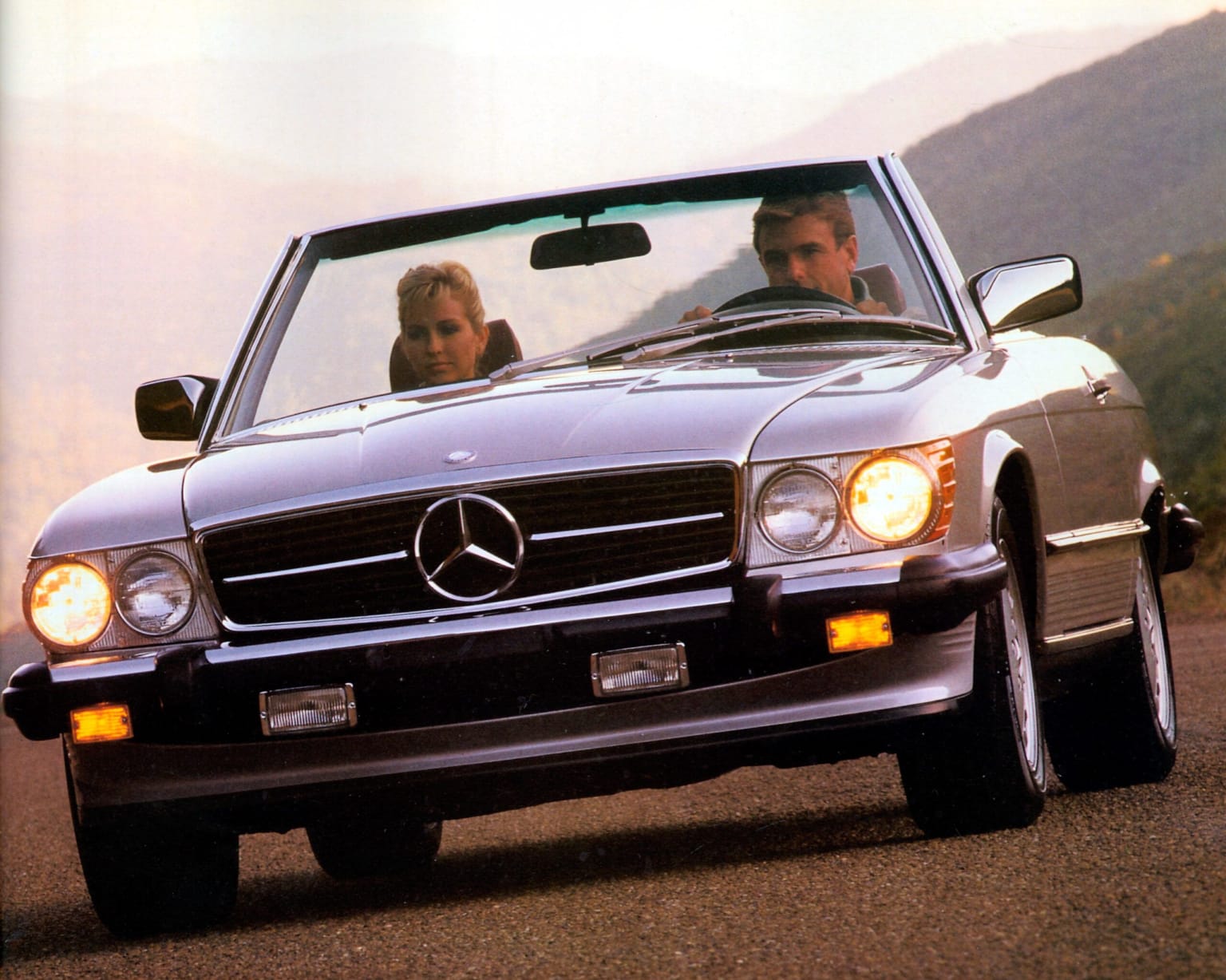 Mercedes SL R 107 : la Classe à Dallas