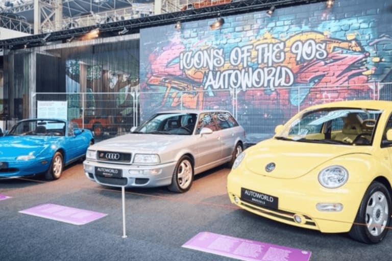 Les voitures mythiques des années 90 font leur grand retour à Bruxelles