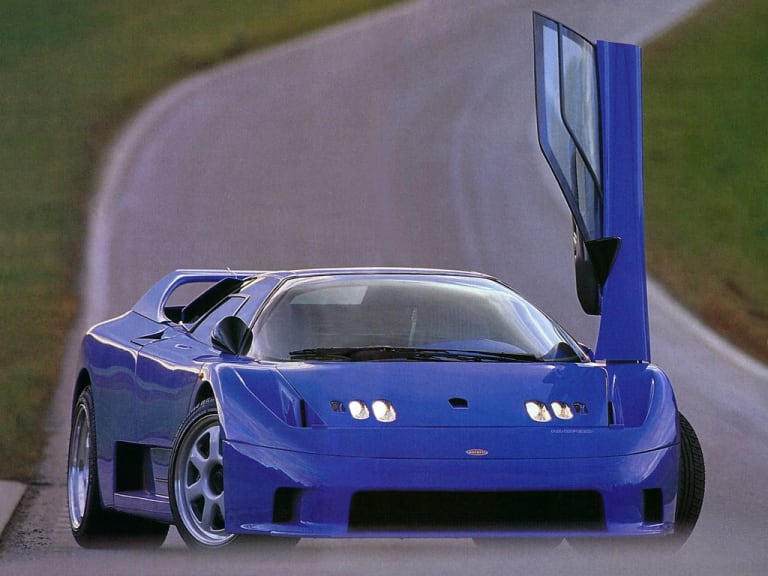 Rinspeed EB110 Cyan: une drôle de Bugatti