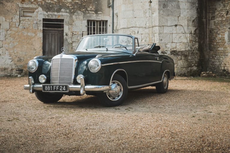 Mercedes-Benz 220 S “Ponton” Cabriolet : tel fils, tel père