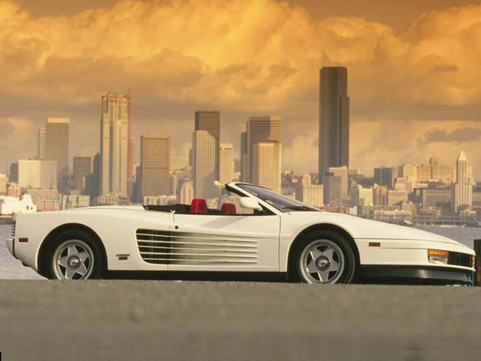 Michael Jackson en Testarossa Straman