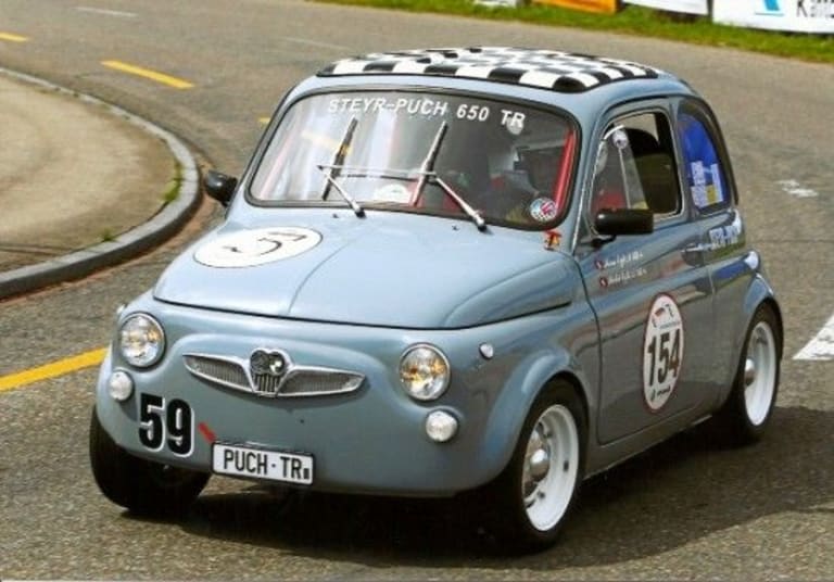 Steyr-Puch 650 TR: une Fiat 500 vitaminée !