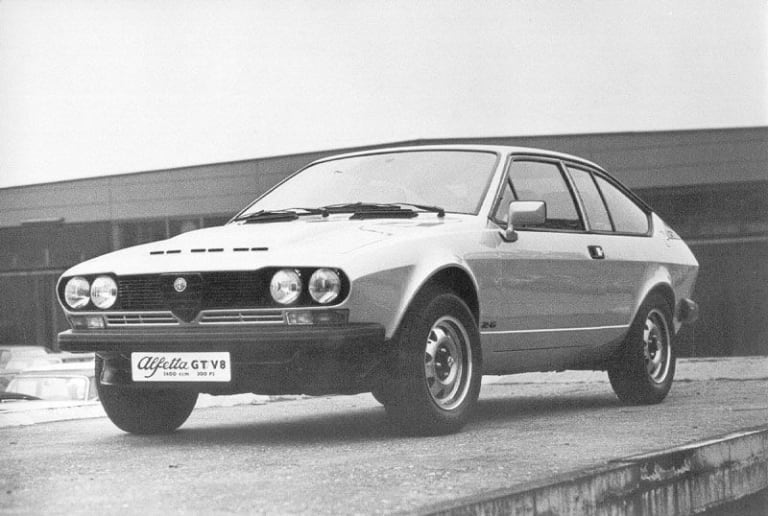 Alfa Romeo Alfetta GTV8 2.6i: 4 places et V8 de Montreal !