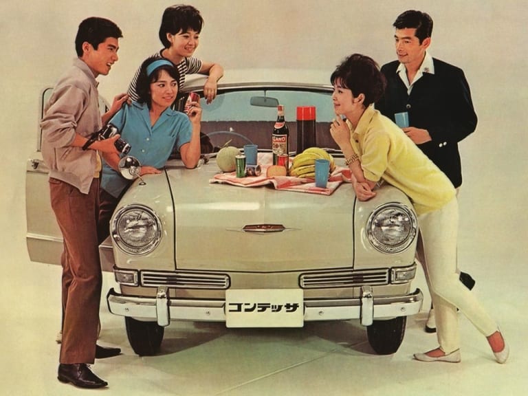 Hino Contessa : une japonaise aux origines françaises