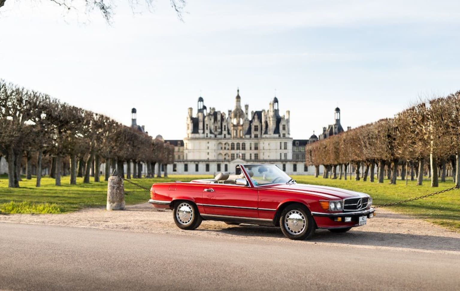 Mercedes-Benz 560 SL : « ma première Mercedes », il était temps.