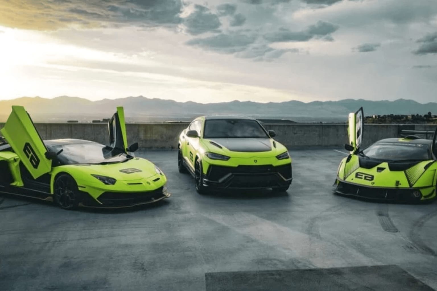 Un collectionneur réunit trois Lamborghini d’exception dans une configuration unique