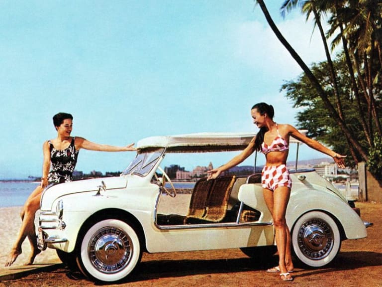 Renault 4CV Jolly: voiture de plage à l’italienne