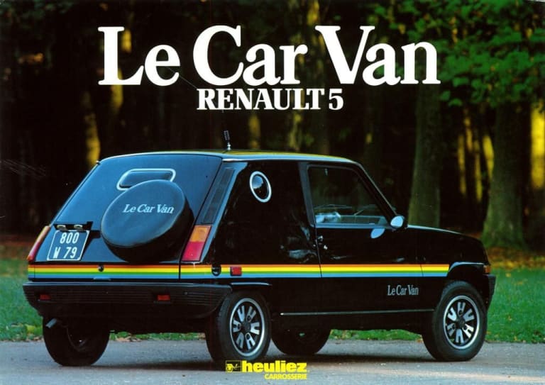 Renault 5 LeCar Van by Heuliez : quand les idées coquines de Lui inspirent l'industrie !