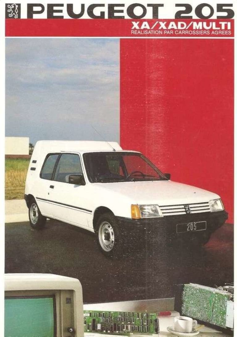 Peugeot 205 Multi et F : les raretés de l'utilitaire