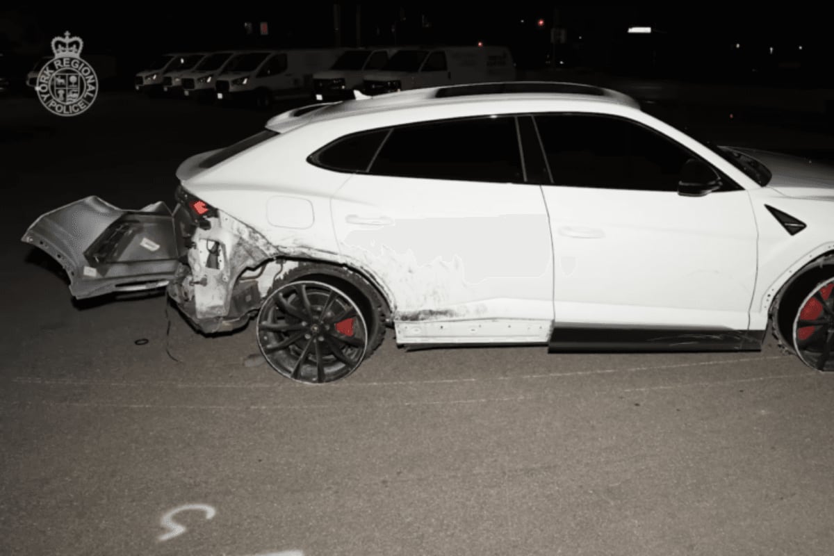 200 km/h, une herse et un hélicoptère : la fuite en Lamborghini Urus qui tourne court