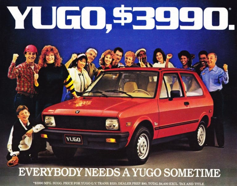 Zastava 45/55 GV : la drôle d'histoire des Yugo américaines