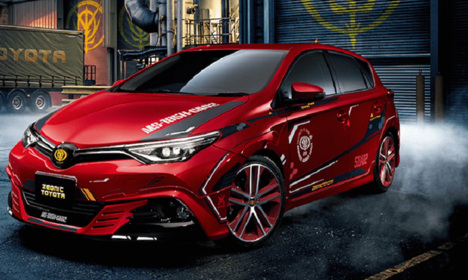 Zeonic Toyota Auris : tout droit sortie d'un Japanim'