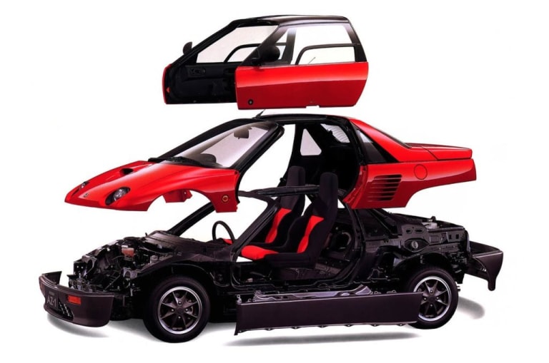 Mazda/Autozam AZ-1 et Suzuki Cara : kei car de sport