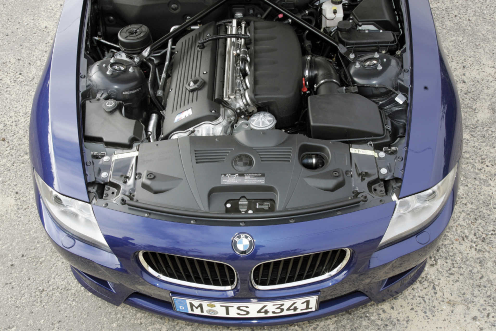 BMW Z4 M Coupé capot ouvert