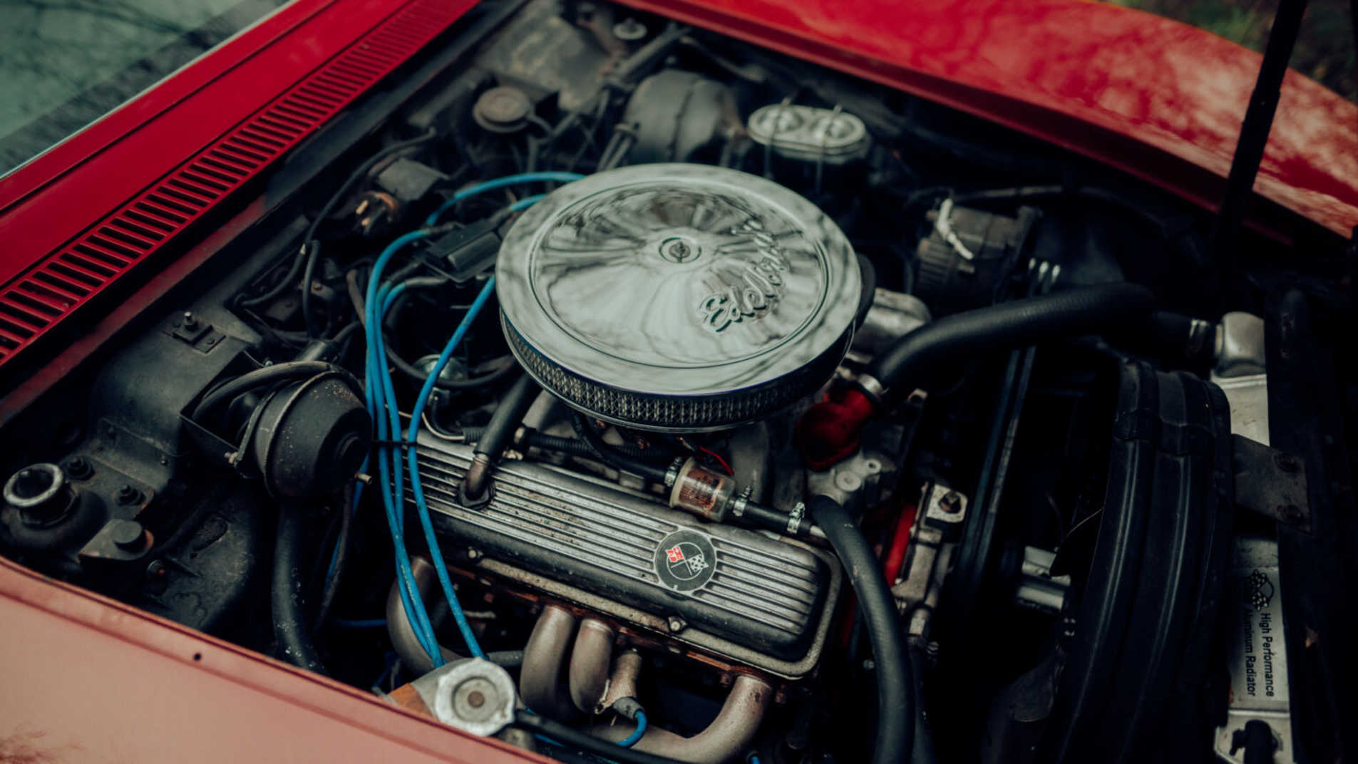 Chevrolet Corvette C3 photo du moteur