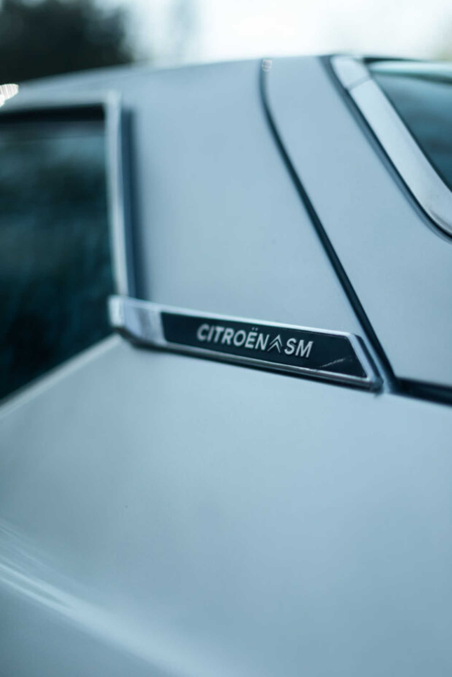 Citroën SM zoom sur la porte arrière