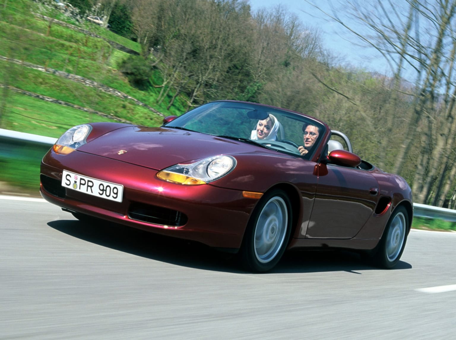 La Porsche Boxster en circulation