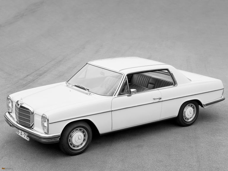 Mercedes-Benz coupé Strich-Acht (C114) : la solitude de la vieille dame