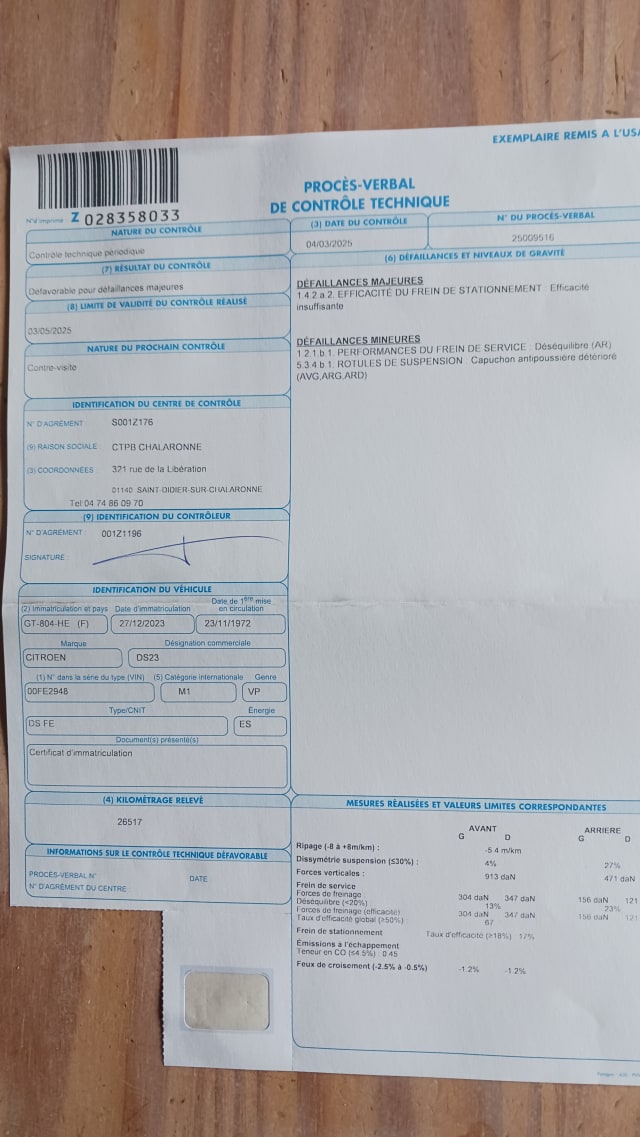 CITROEN Ds 23 1972 occasion