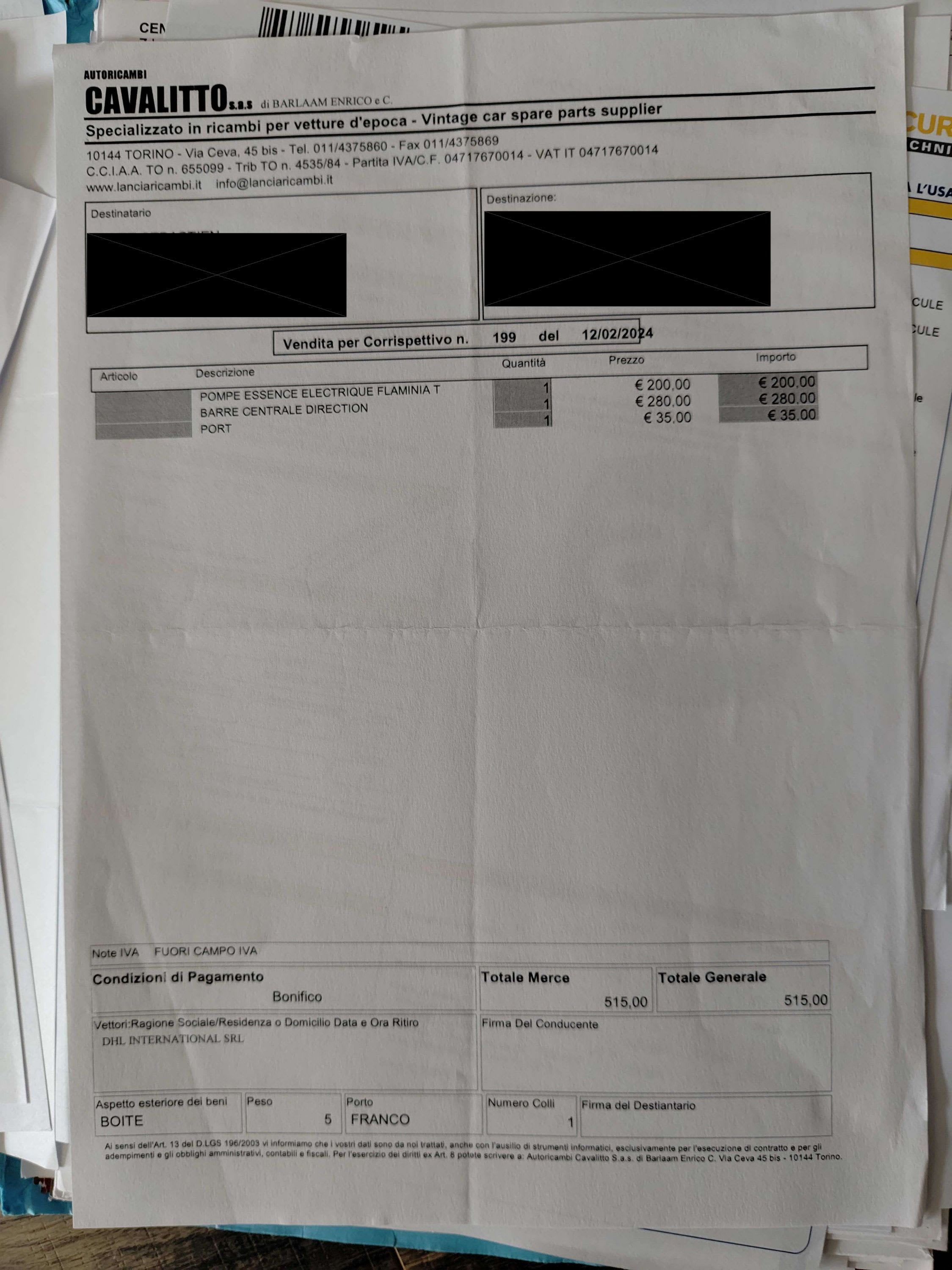 LANCIA Flaminia Gt Convertibile Touring 1961 occasion détails (1)