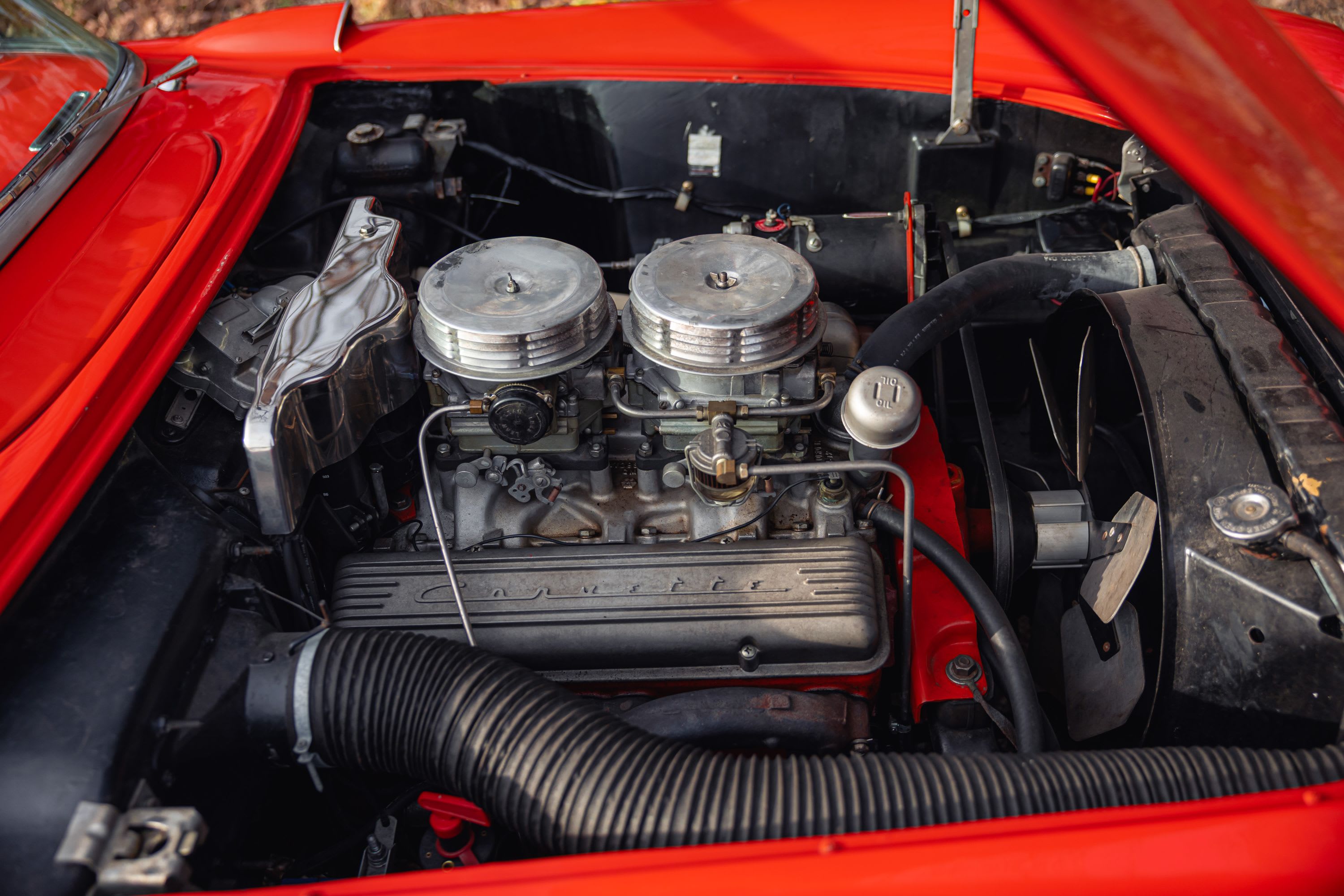 CHEVROLET Corvette C1 283 Ci 1957 occasion mécanique (1)