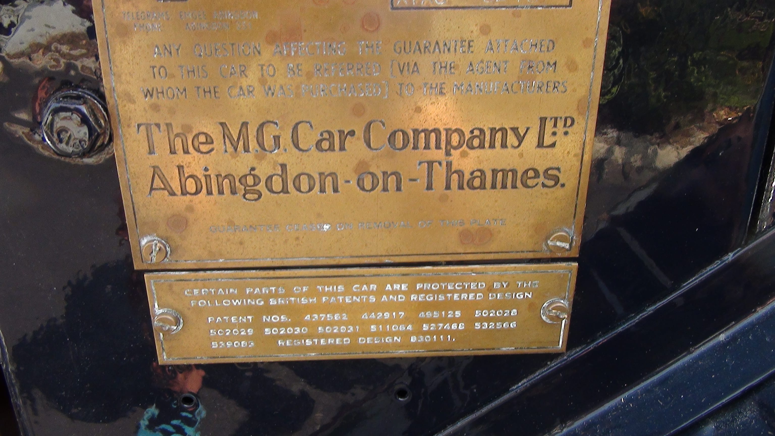 MG Midget Tc 1949 occasion détails (1)