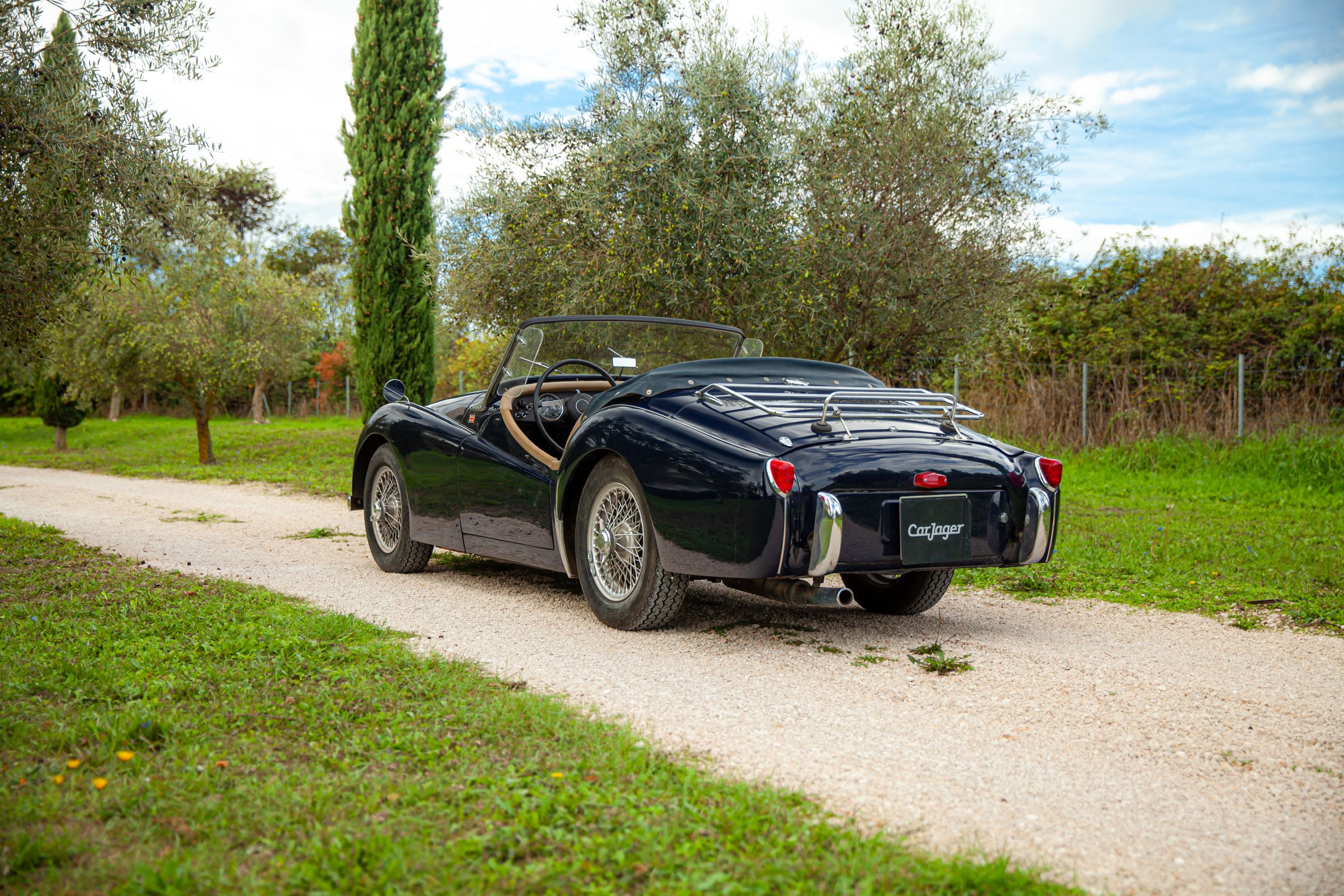 TRIUMPH Tr3 Petite Bouche 1957 occasion extérieur (2)