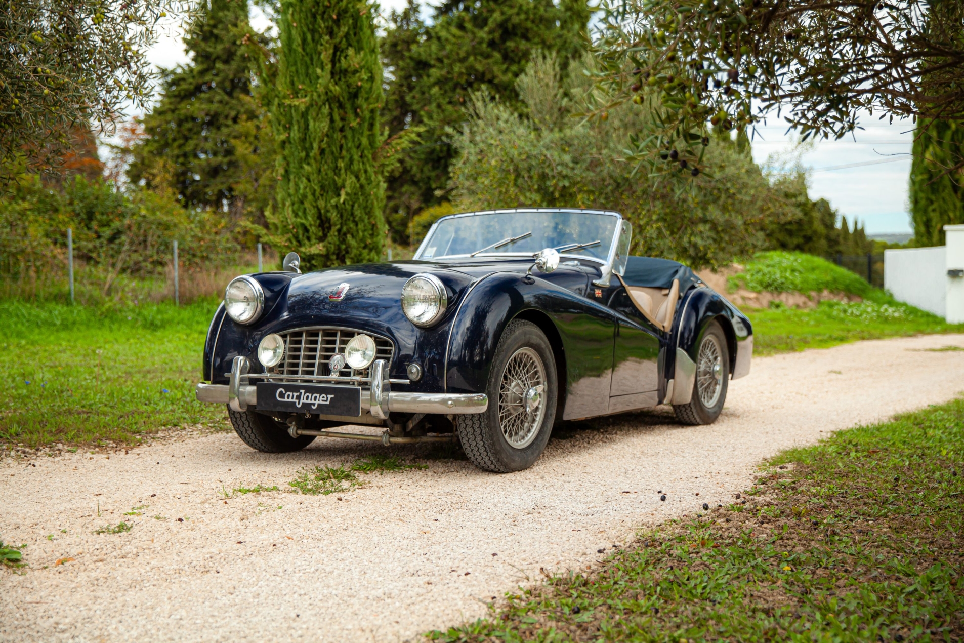 Photo TRIUMPH Tr3 Petite bouche 1957