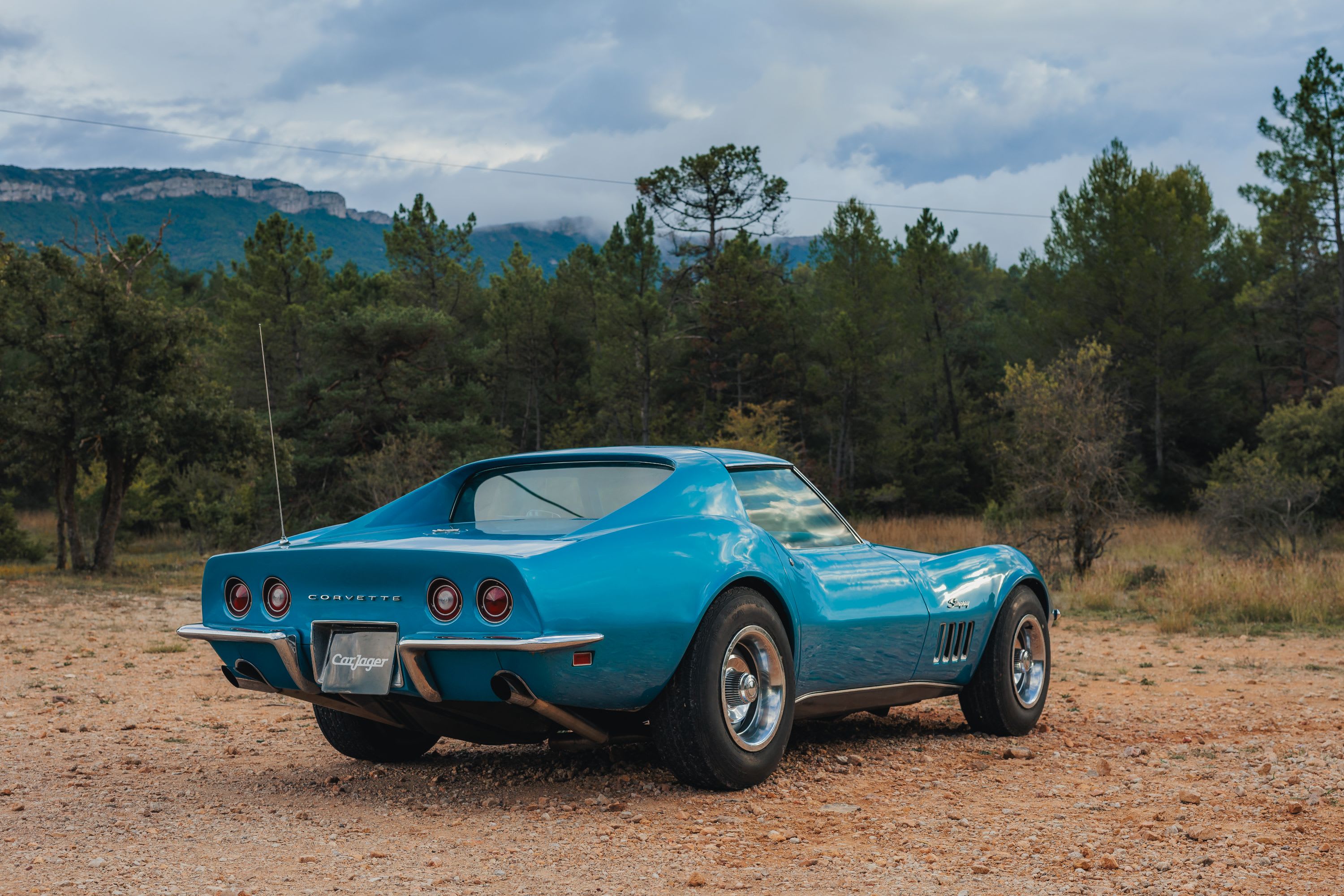 CHEVROLET Corvette  C3 T-top 1969 occasion extérieur (2)