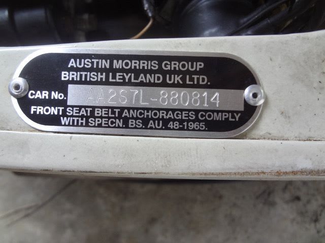 AUSTIN Mini Mk1 1966 used details (1)