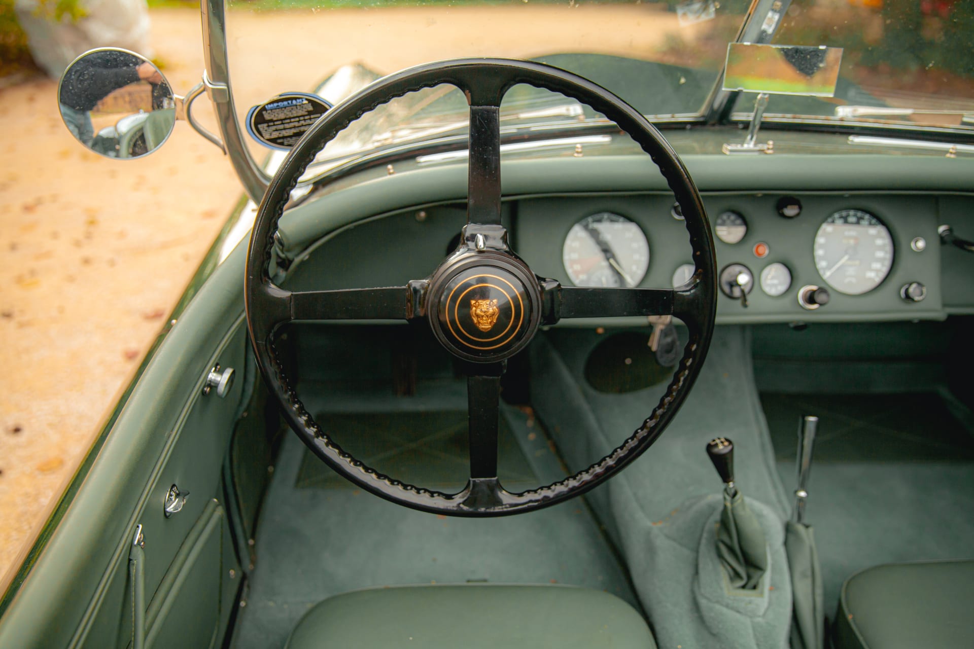 JAGUAR Xk120 Ots 1954 occasion intérieur (1)