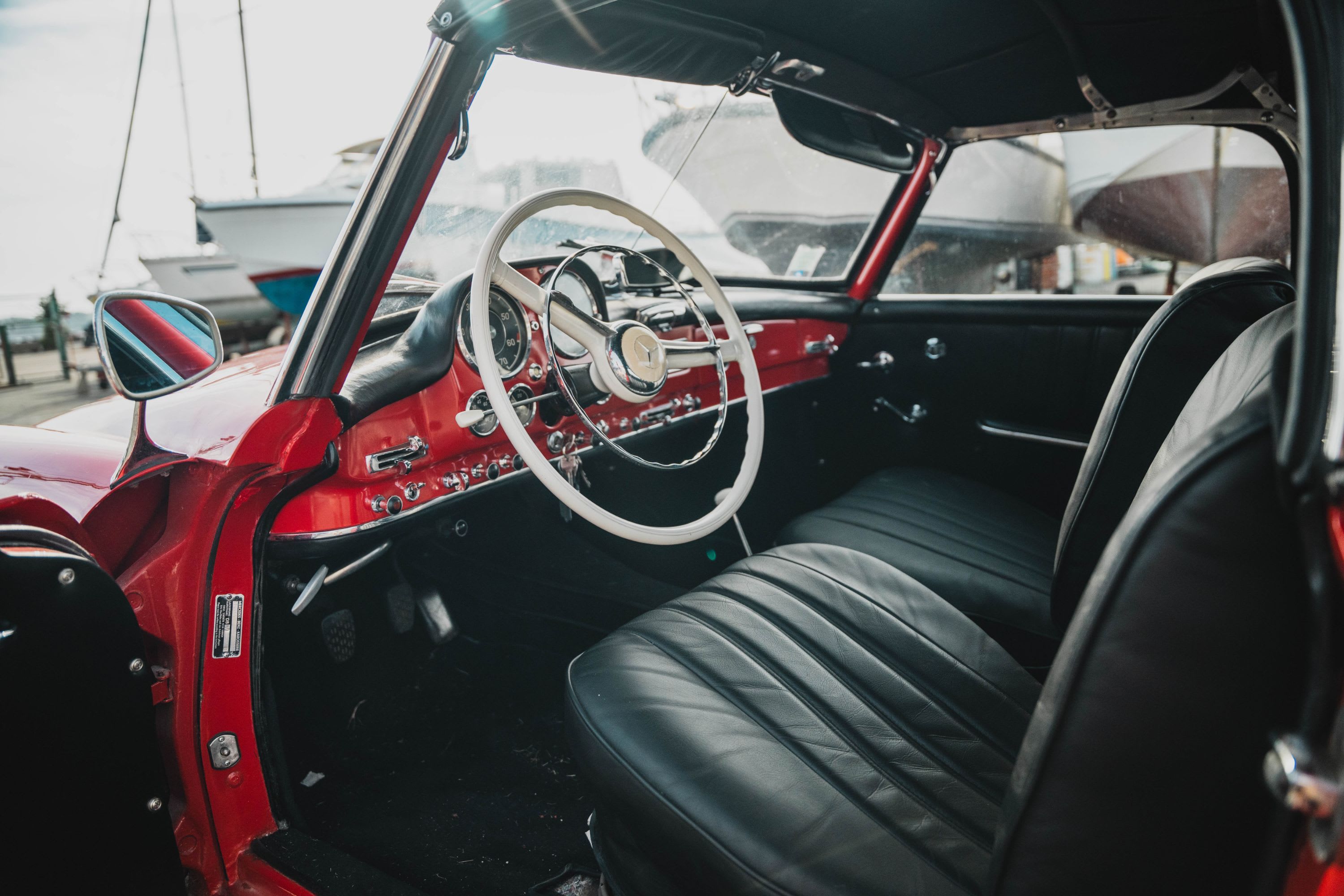 MERCEDES BENZ 190 Sl 1961 used interior (1)