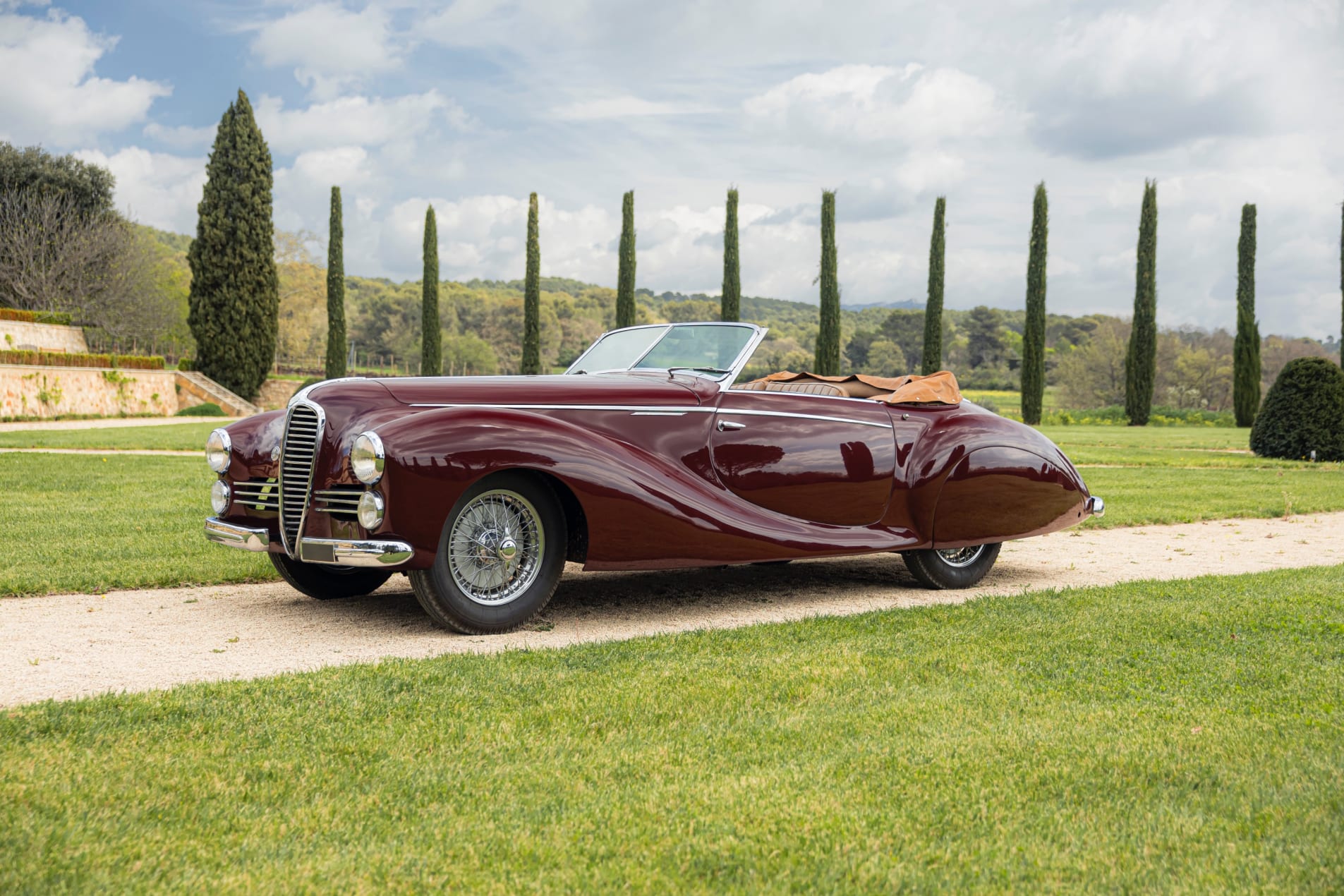 DELAHAYE 135 ms Cabriolet Saoutchik 1950